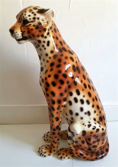 versace leopard statue